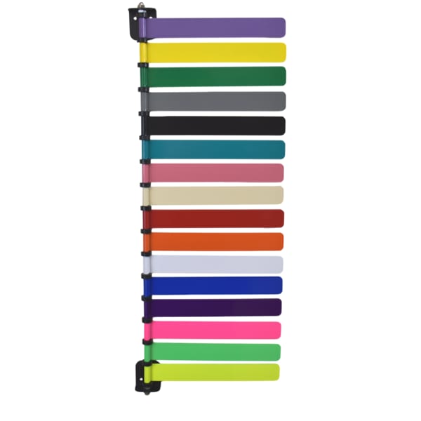 Room ID Flag System, Std 16 Color Set (Quickly & Clearly Alert Staff t